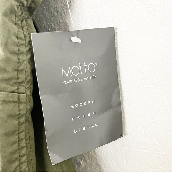 MOTTO Olive Green Front And Back Pockets Maxi Skirt, Size 26W - Picture 11 of 14